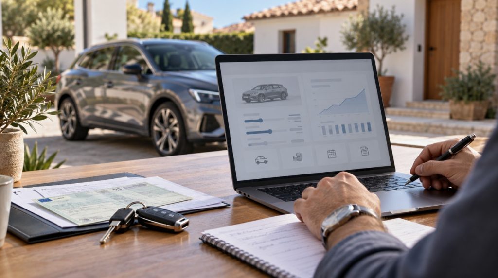 Cálculo del dinero que puede obtenerse usando un coche como garantía